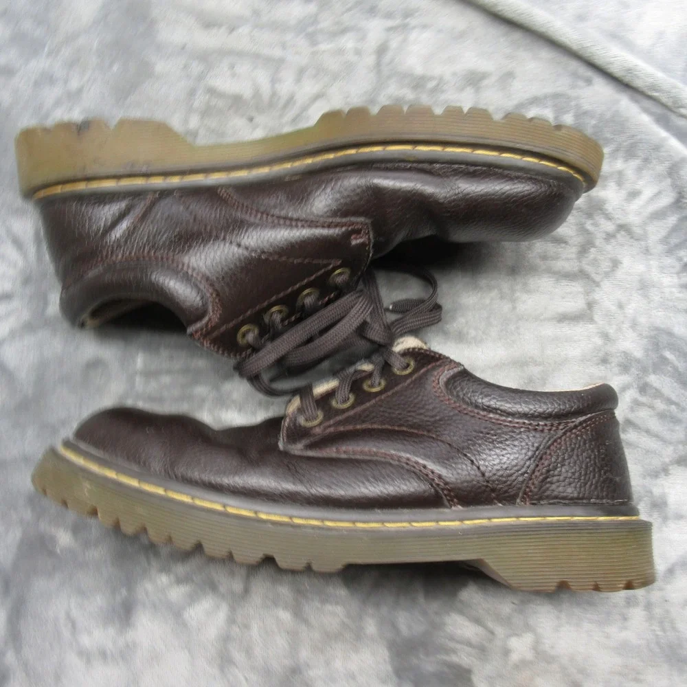 Dr. Martens Oxford Shoes Mens 11 M Brown Ashfeld Leather Lace Up‎ Chunky Classic